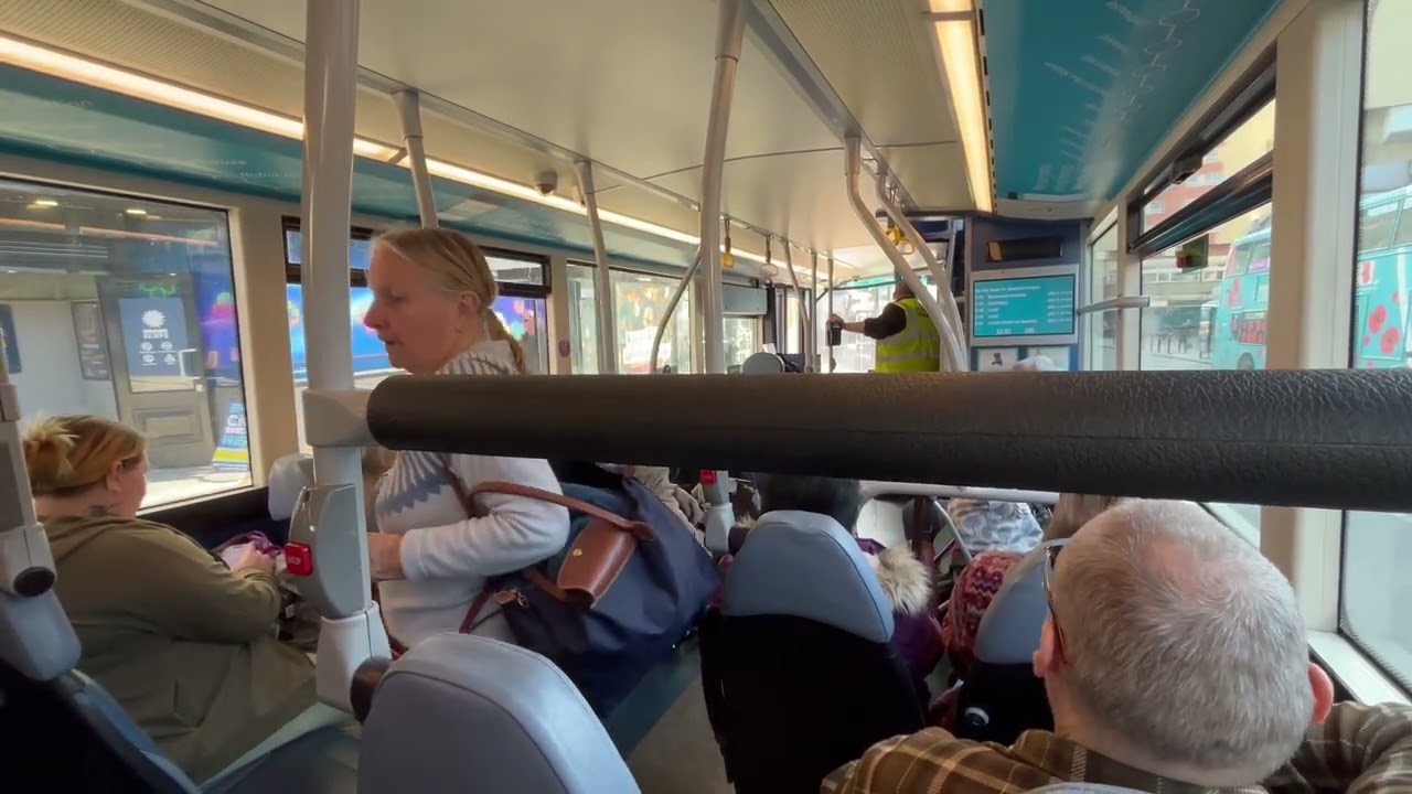[4K 60FPS] Wright StreetDeck Ultroliner | SN69 ZXF | Service 106 | Arriva Yorkshire