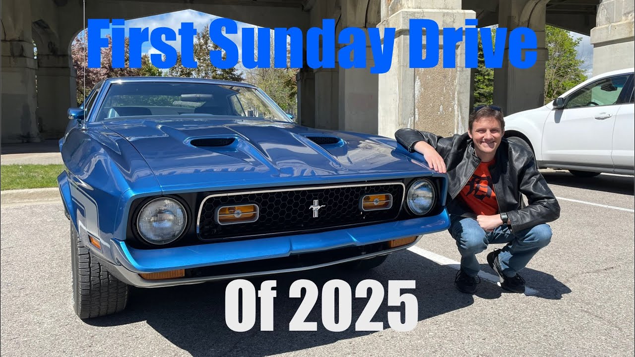 First Sunday Drive of 2025, in my 1972 Mustang Mach 1 