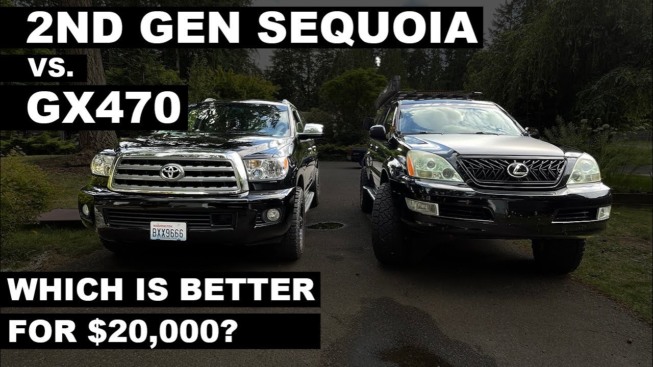 Какой автомобиль за 20 000 долларов лучше? Lexus GX470 или Toyota Sequoia