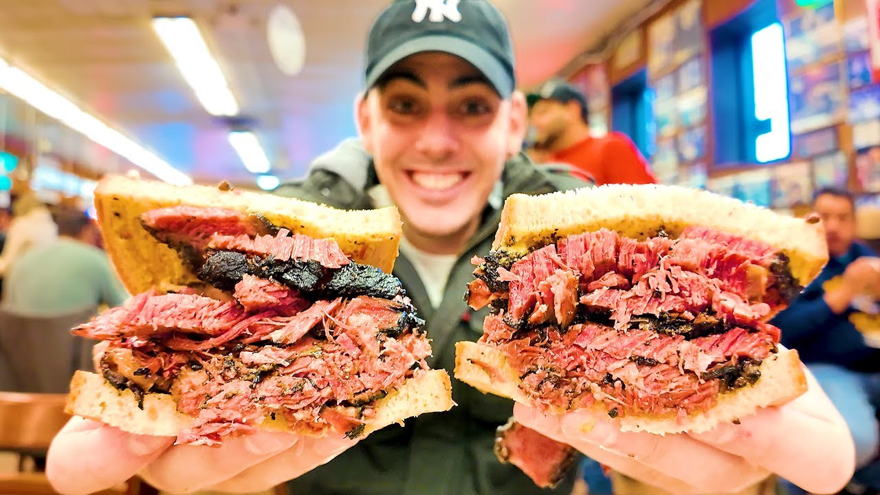 Estaba Loco Por Probar Este Sandwich De Pastrami! New York