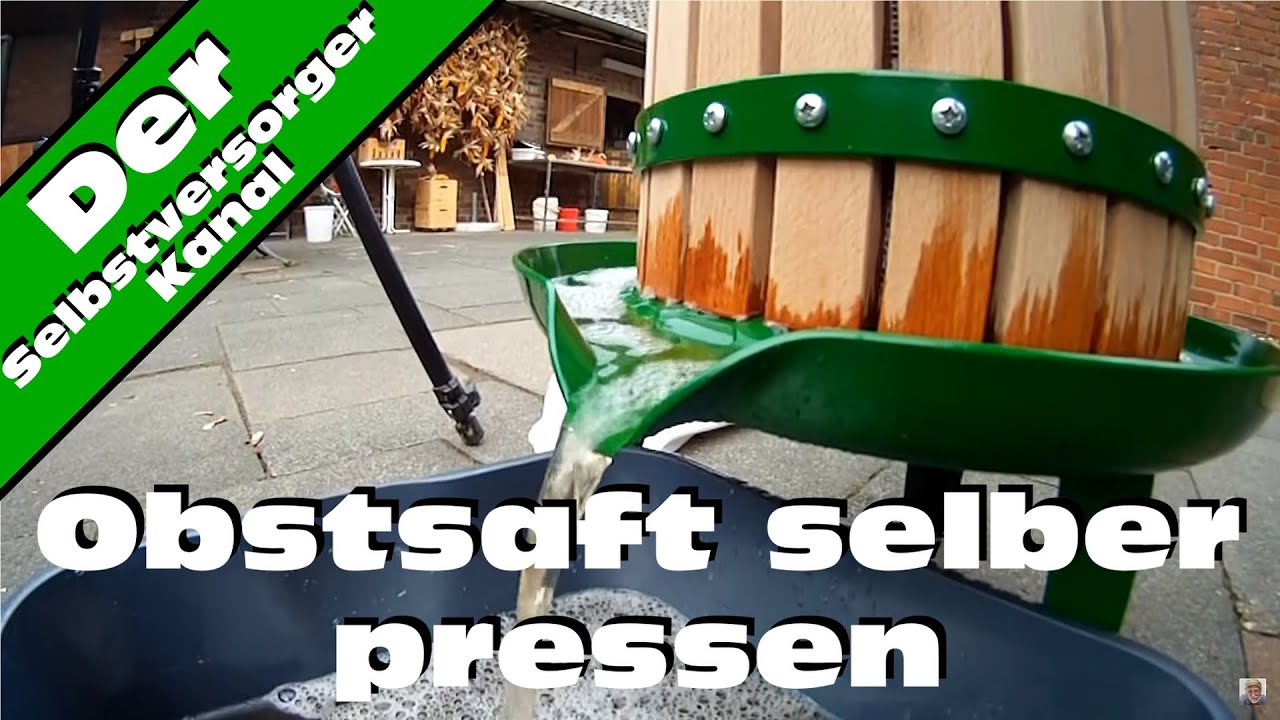 Obstsaft selber pressen