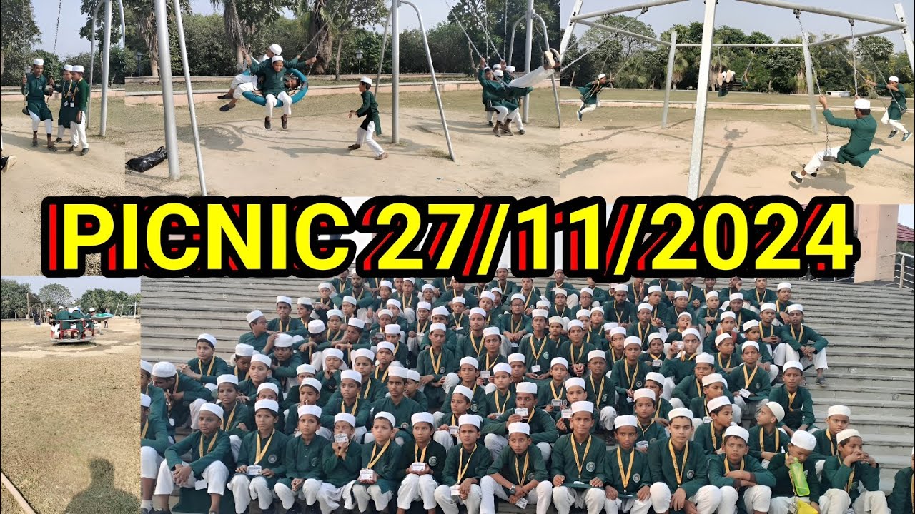 PICNIC MADARSA IMDADUL ULOOM MOAZZAM NAGAR LKO