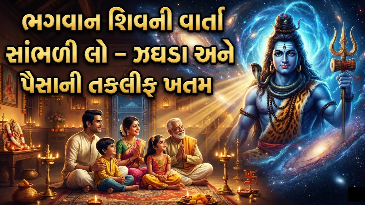 ભગવાન શિવની જોરદાર વાર્તા | સાંભળવાથી ઘરમાં ક્યારેય દુખ આવતું નથી | Moral stories Gujarati