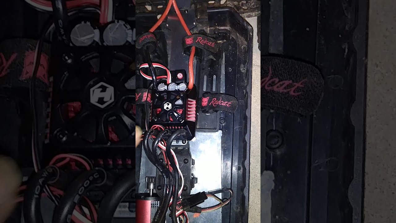 Redcat shredder esc and motor upgraded