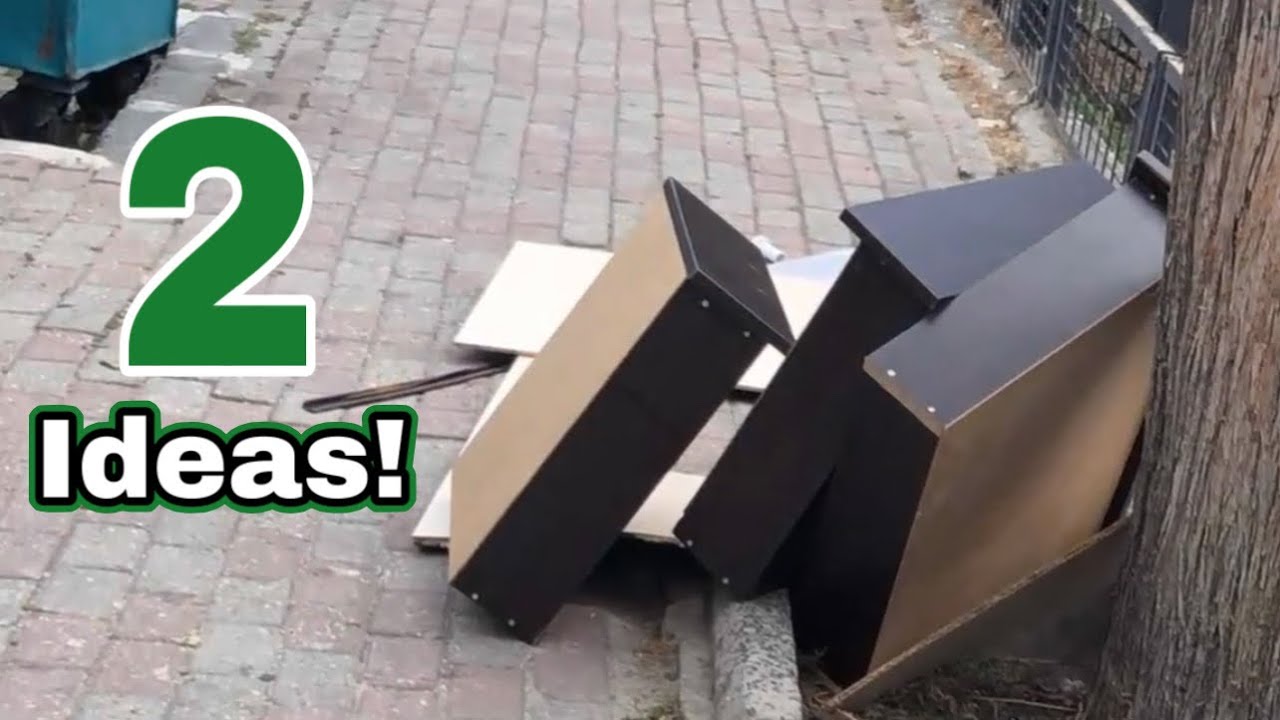 Look What I Did With Drawers I Found in the Trash! 2 Ideas!