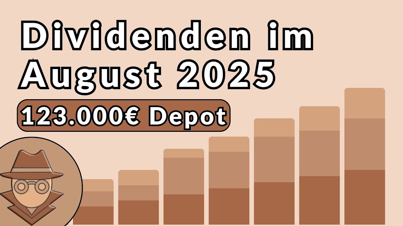 So viel PASSIVES EINKOMMEN zahlt mein 123.000&euro; DIVIDENDENDEPOT im August 2025