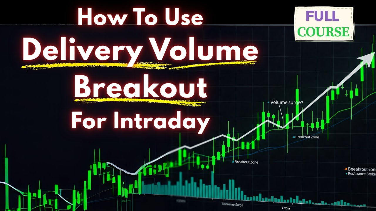 Trade Delivery volume Breakout | Stocks Selection for Intraday | Intraday Strategy!