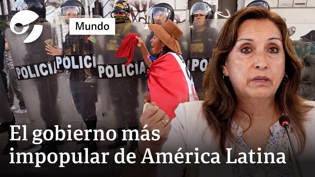 La peor Presidenta de Am&eacute;rica Latina: Dina Boluarte &iquest;Por qu&eacute; tiene 93% de desaprobaci&oacute;n?