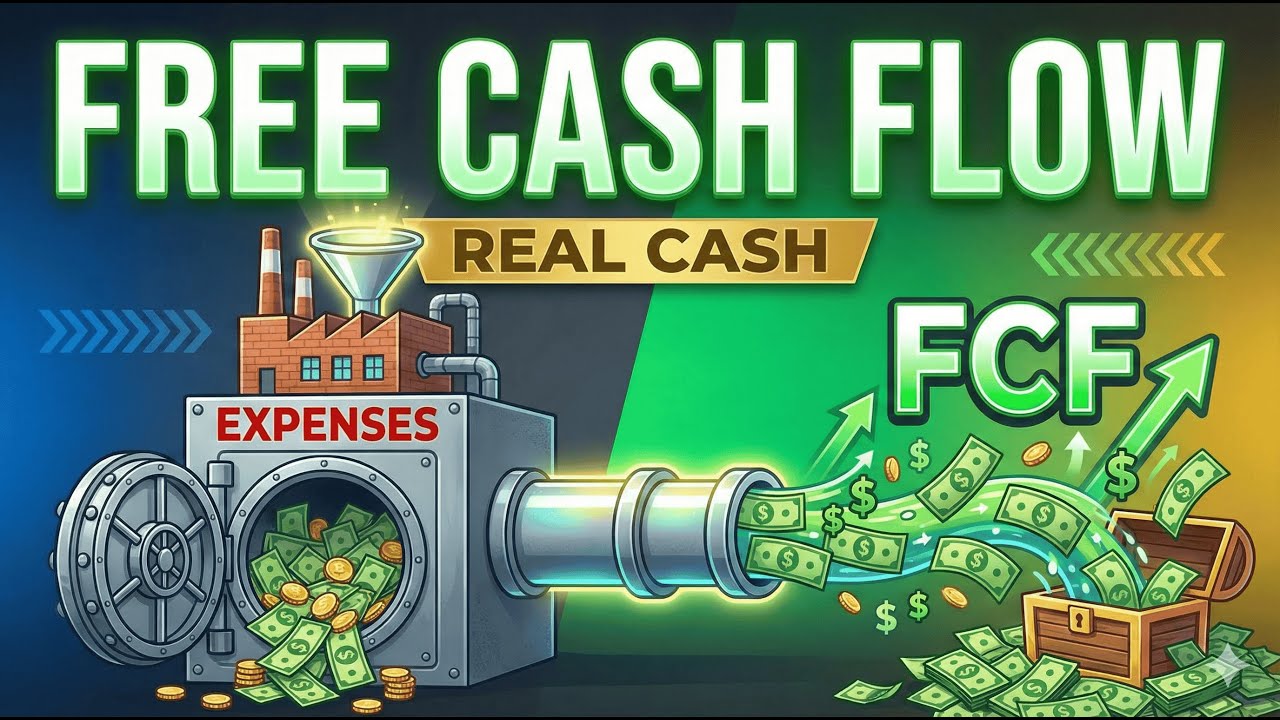 💵 Объяснение свободного денежного потока (FCF) | Что такое FCF на фондовом рынке?