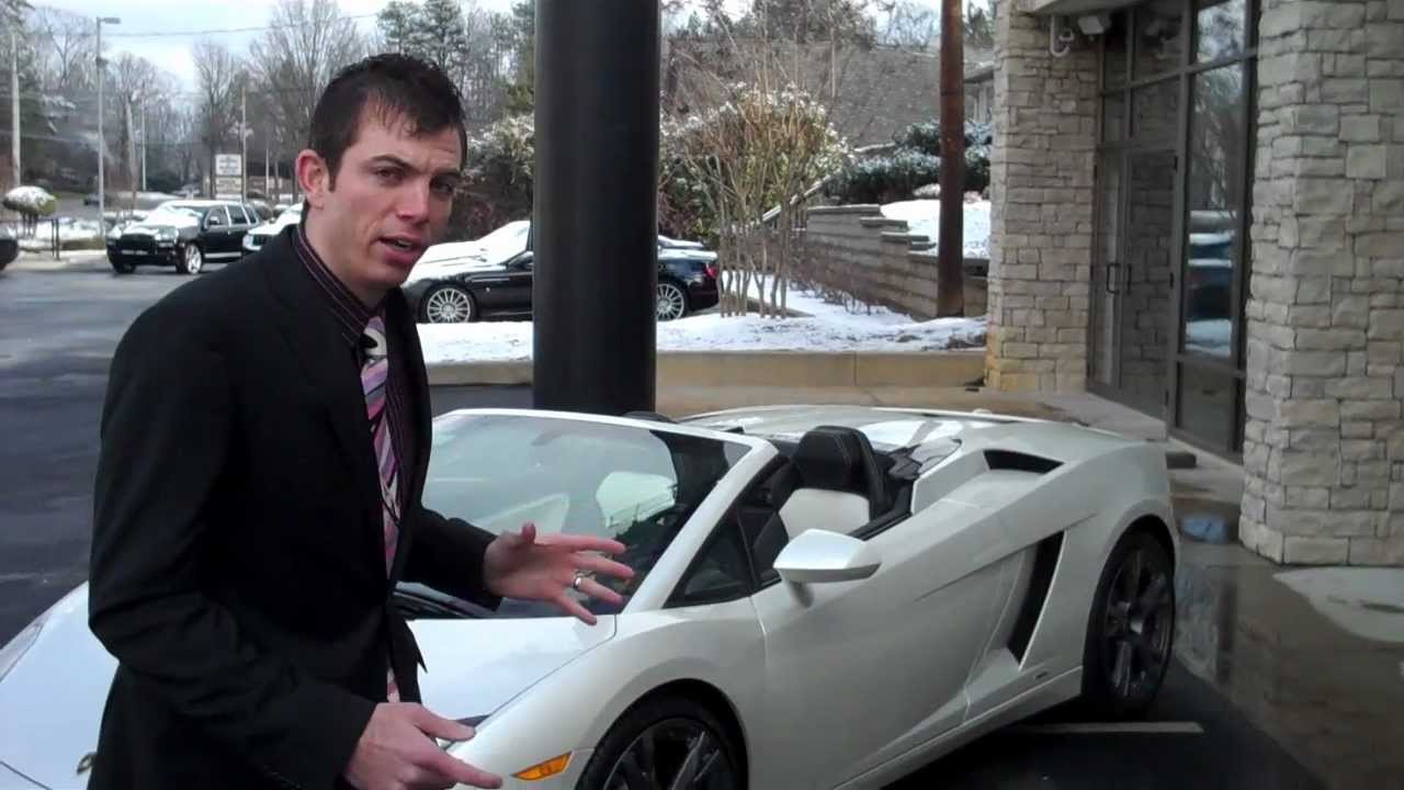 Ed Bolian's Test Drive of the 2011 Lamborghini Gallardo LP560-4 Spyder at Lamborghini Atlanta.wmv