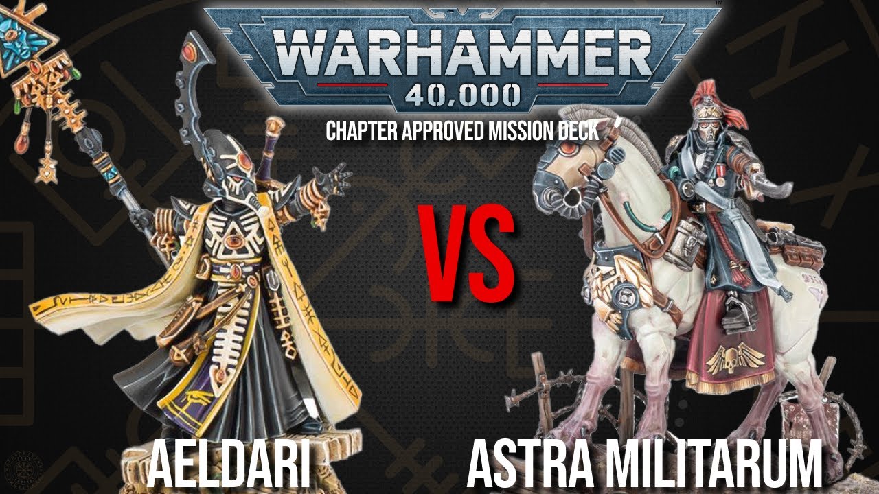 Aeldari Vs Astra Militarum - Warhammer 40k 10th Edition