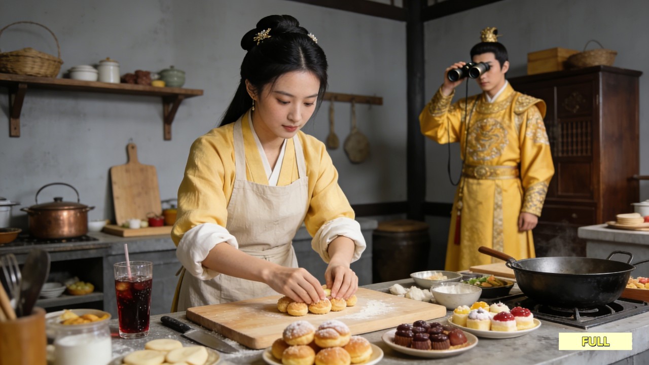 開局撞破貴妃偷情要被滅口，竟被皇帝救了，我請他吃泡芙和可樂，還送他望遠鏡震撼他的心！宮鬥我不會，做點心我很行，皇帝從此只愛我一人，從冷宮逆襲成凰！#短劇 #drama #逆襲 #先婚後愛 #宫斗