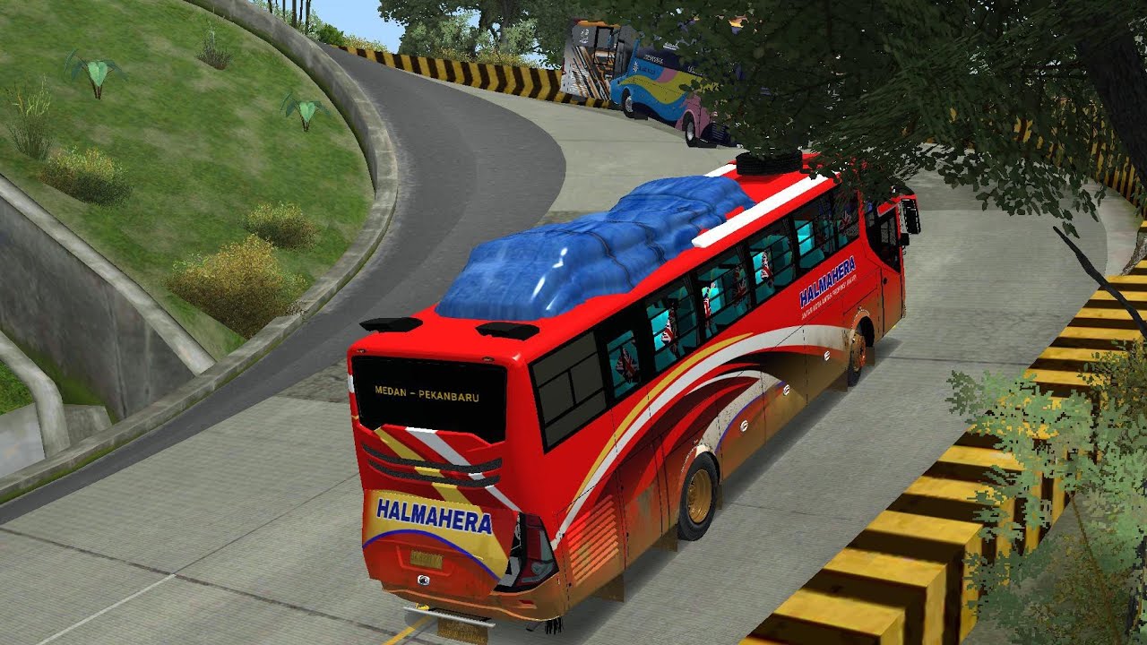 Udah Nanjak, Nikung Pula 😱‼️Bus HALMAHERA Berjuang Mati-matian Disini... 