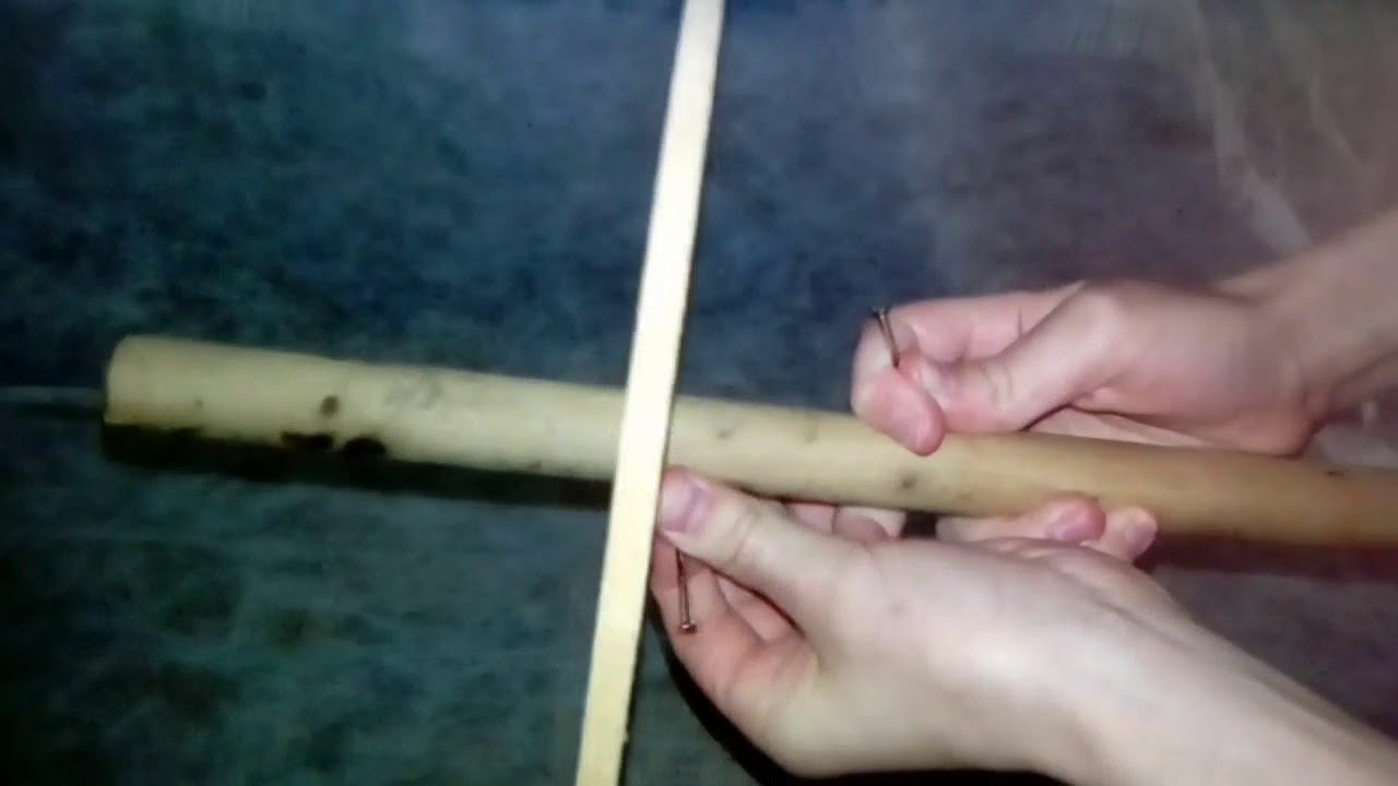 Primeiro vídeo do canal # Como fazer uma furadeira manual
