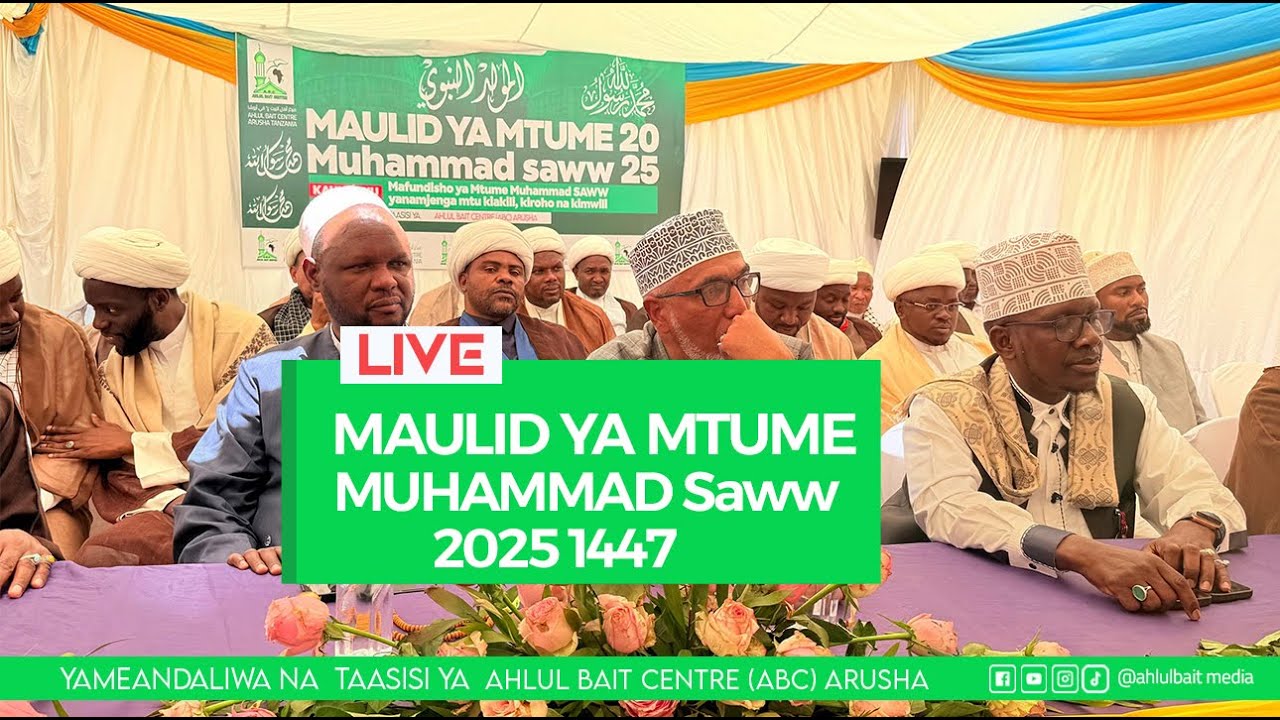 #live  | MAULID NABII 2025 1447 | ARUSHA TANZANIA