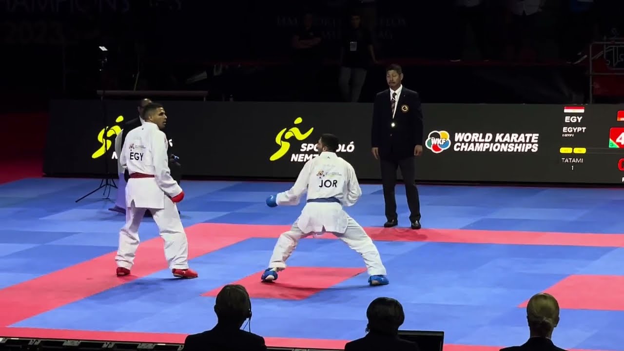 WORLD CHAMPIONSHIP FINALS  TEAM KUMITE (EGYPT 🇪🇬 VS JORDAN 🇯🇴 1st MATCH)
