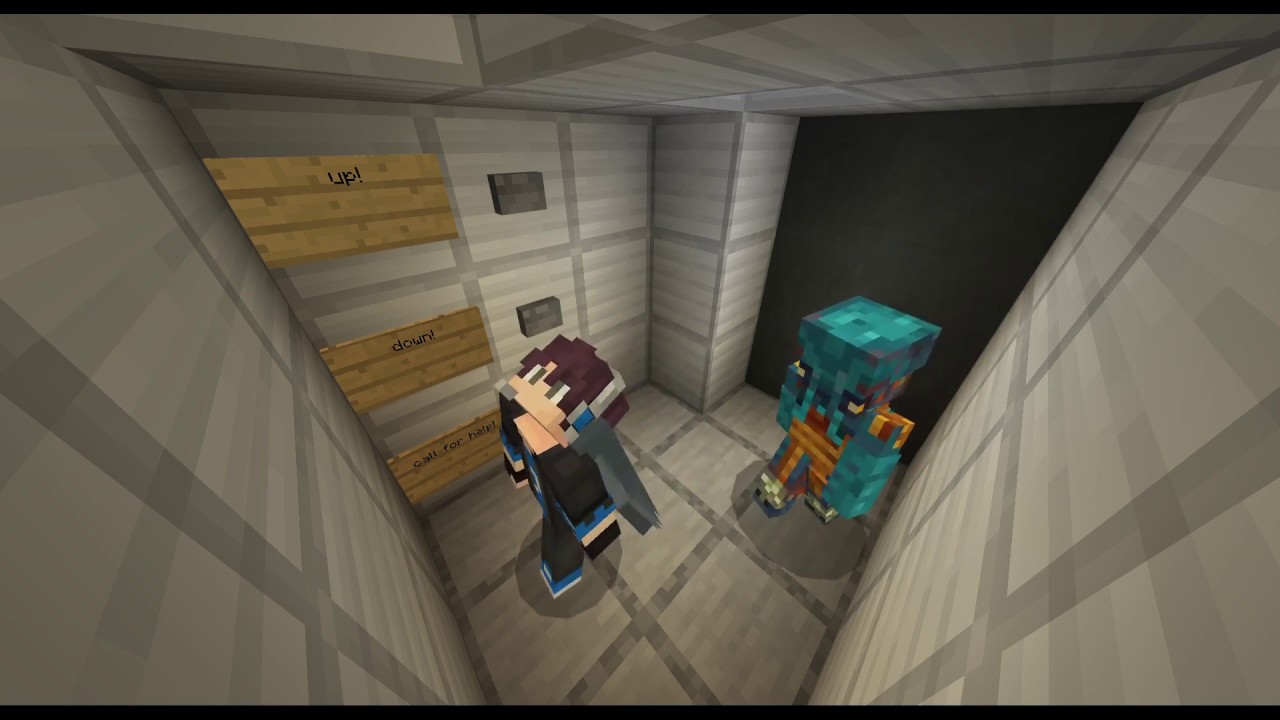 Minecraft stuck in the elevator