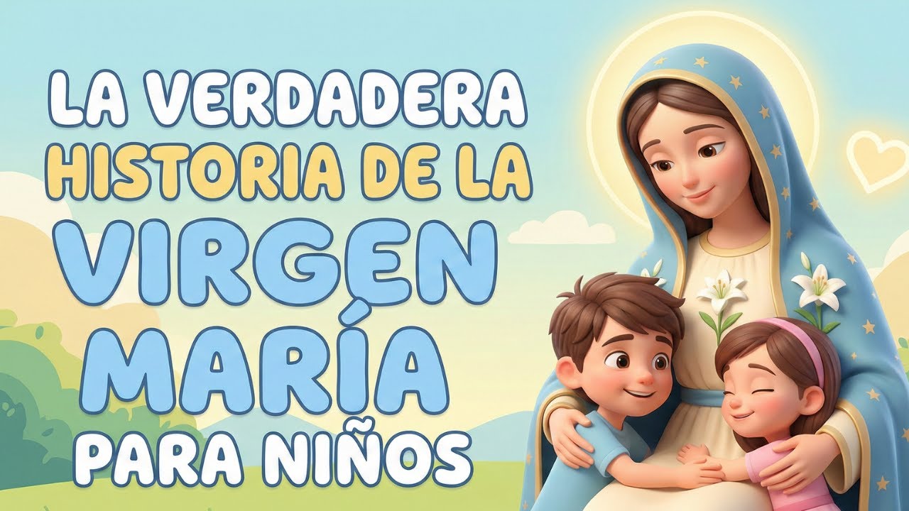 La verdadera historia de la Virgen María para niños | Quién es y oración sencilla