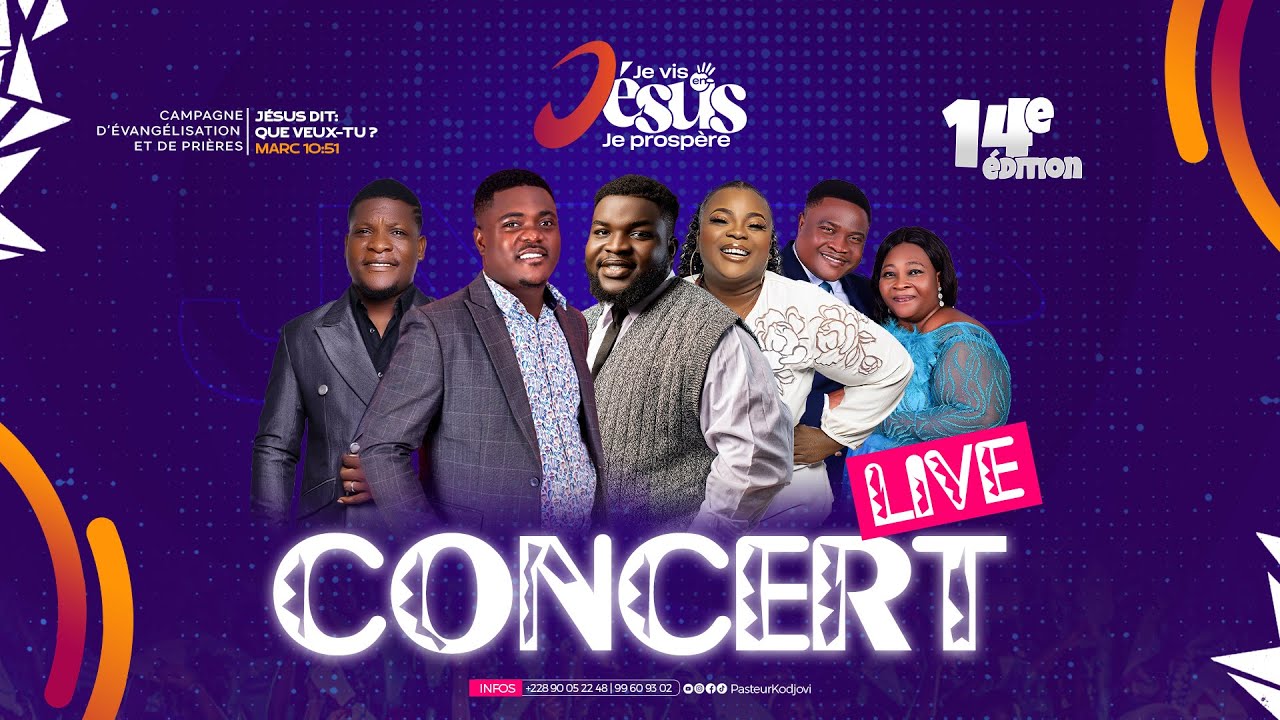 GRAND CONCERT JE VIS EN JESUS JE PROSPÈRE  - Dim 29 Décembre 2024 🔥