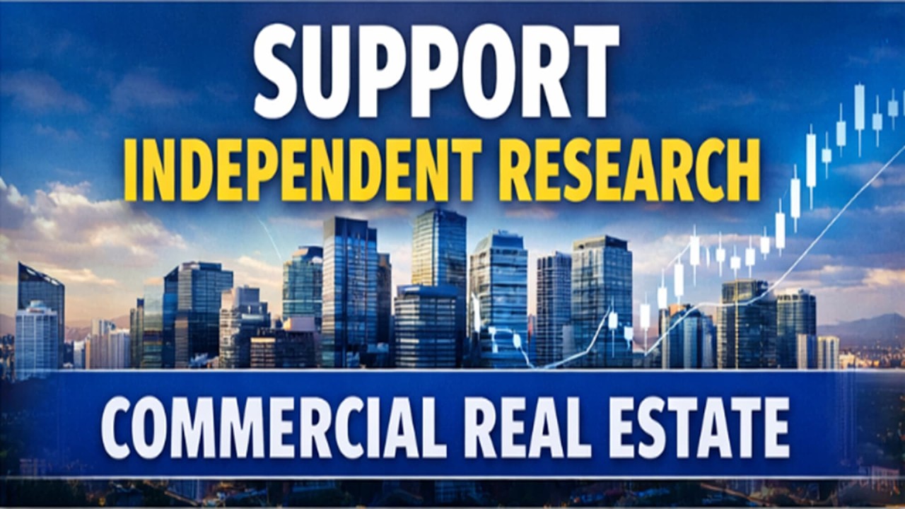 Support Independent Commercial Real Estate Research