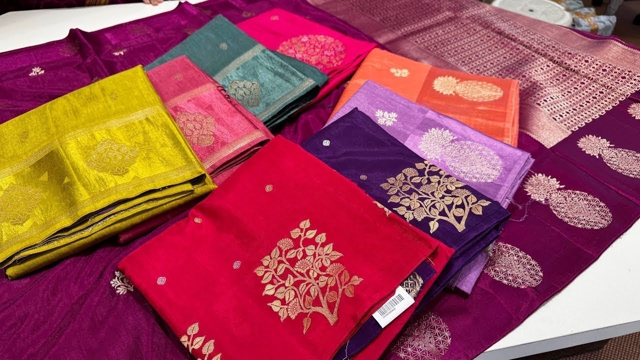 Banarasi Crape Silk Sale Collection Up To Flat Rate 50% Sale   #fancy @AkhtarCreationvaranasi 