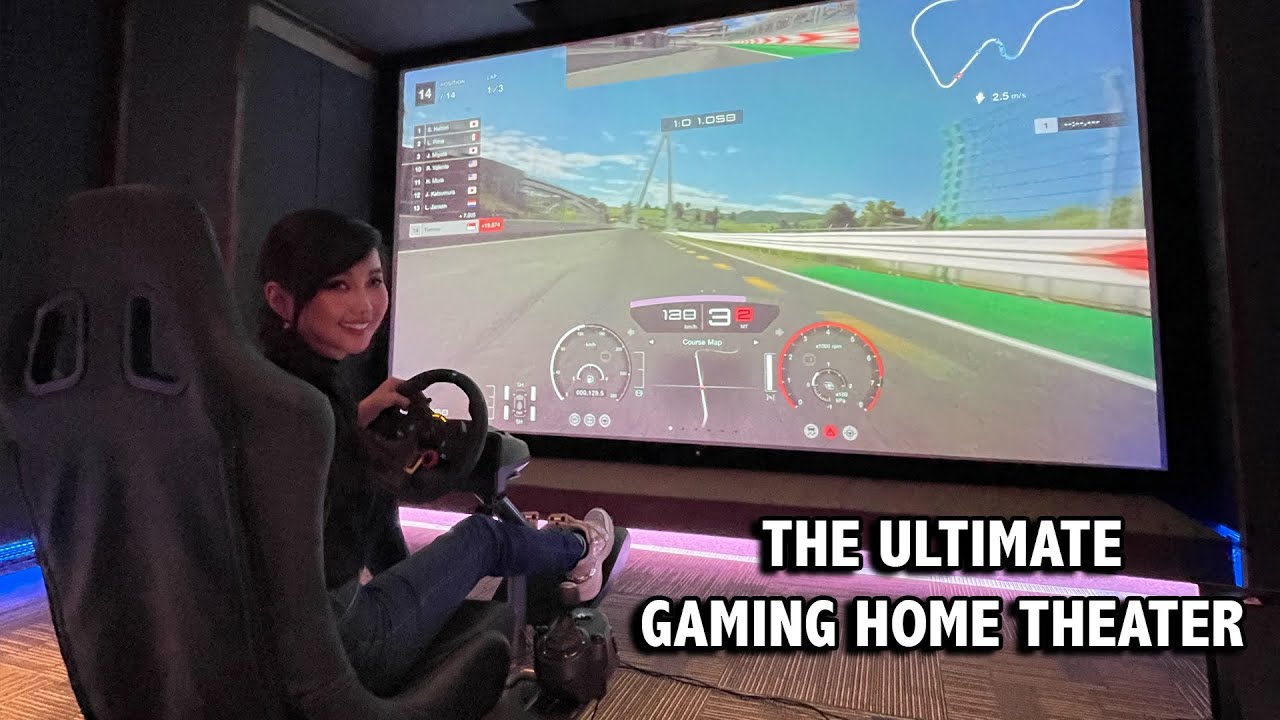 THE ULTIMATE GAMING HOME THEATER!!