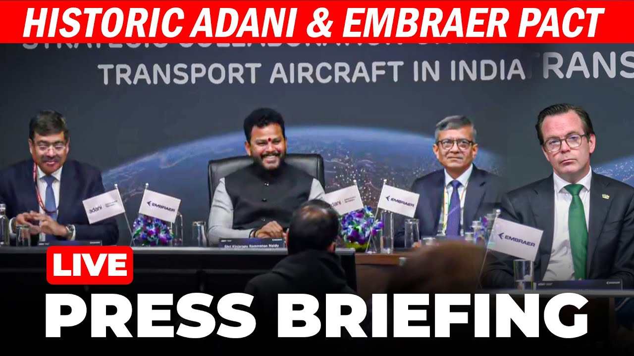 Historic Adani & Embraer pact| Adani, Embraer announce landmark regional aerospace partnership