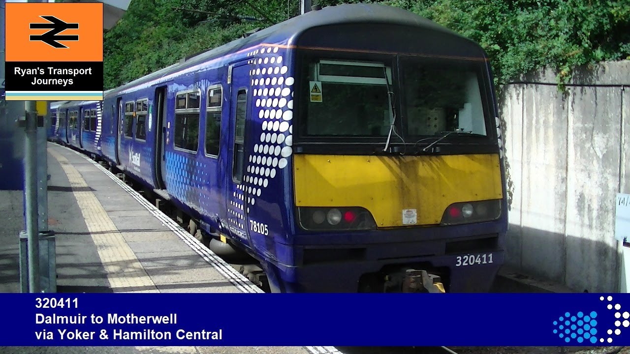 320411 Dalmuir to Motherwell via Yoker & Hamilton Central