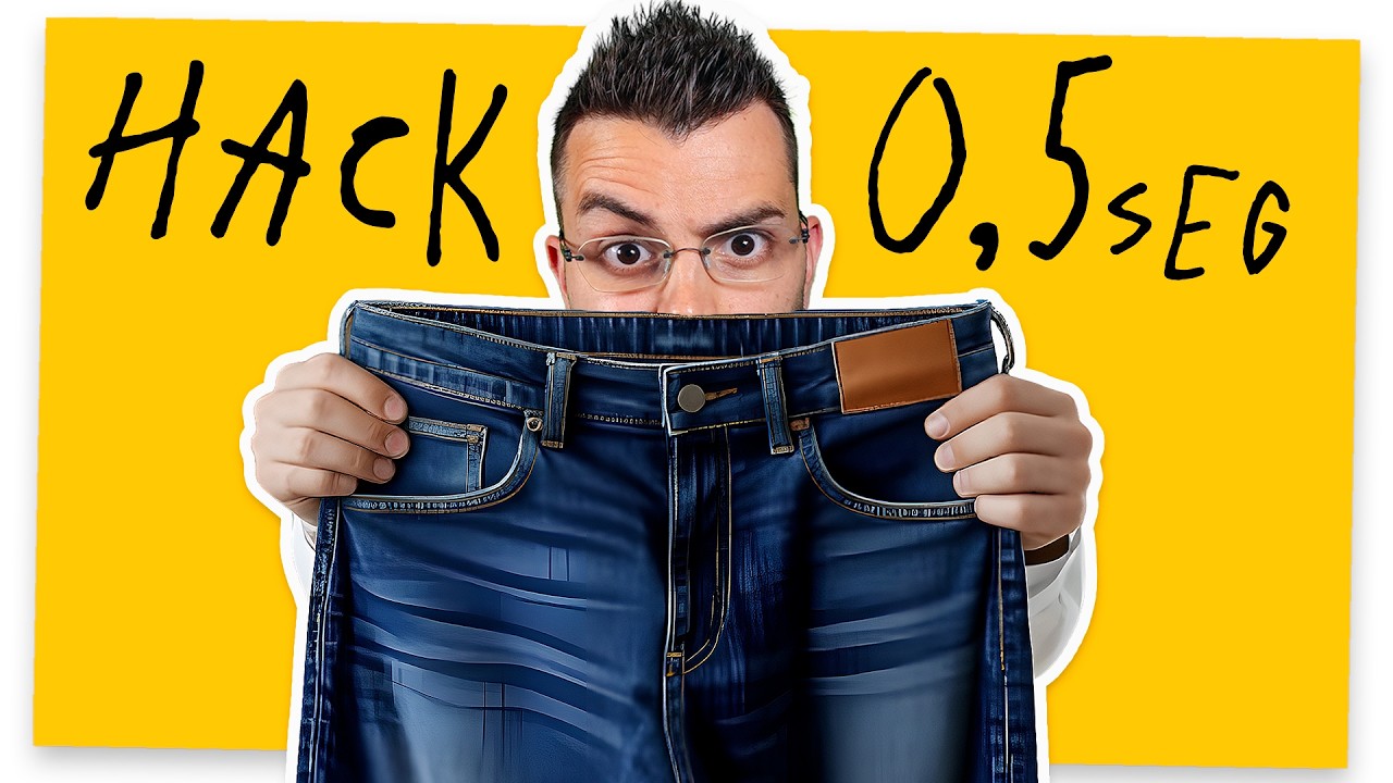 El Truco Viral para Doblar Pantalones en 0,5 segundos