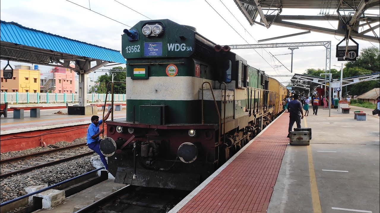 Sengottai to Virudhunagar Journey behind Alco!!! || 16102/QLN MS Express || 13562 GOC WDG-3A