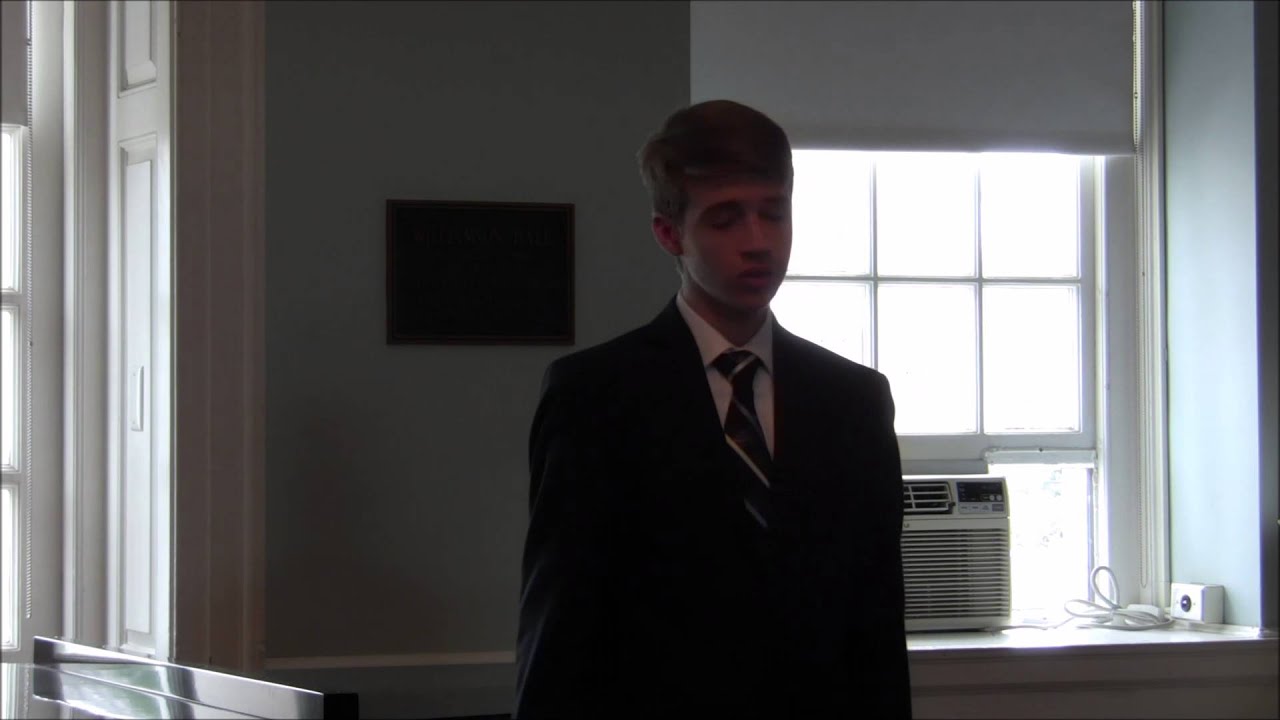 Ethan Barr sings Vieni Vieni O Mio Diletto by Vivaldi   3 20 2016