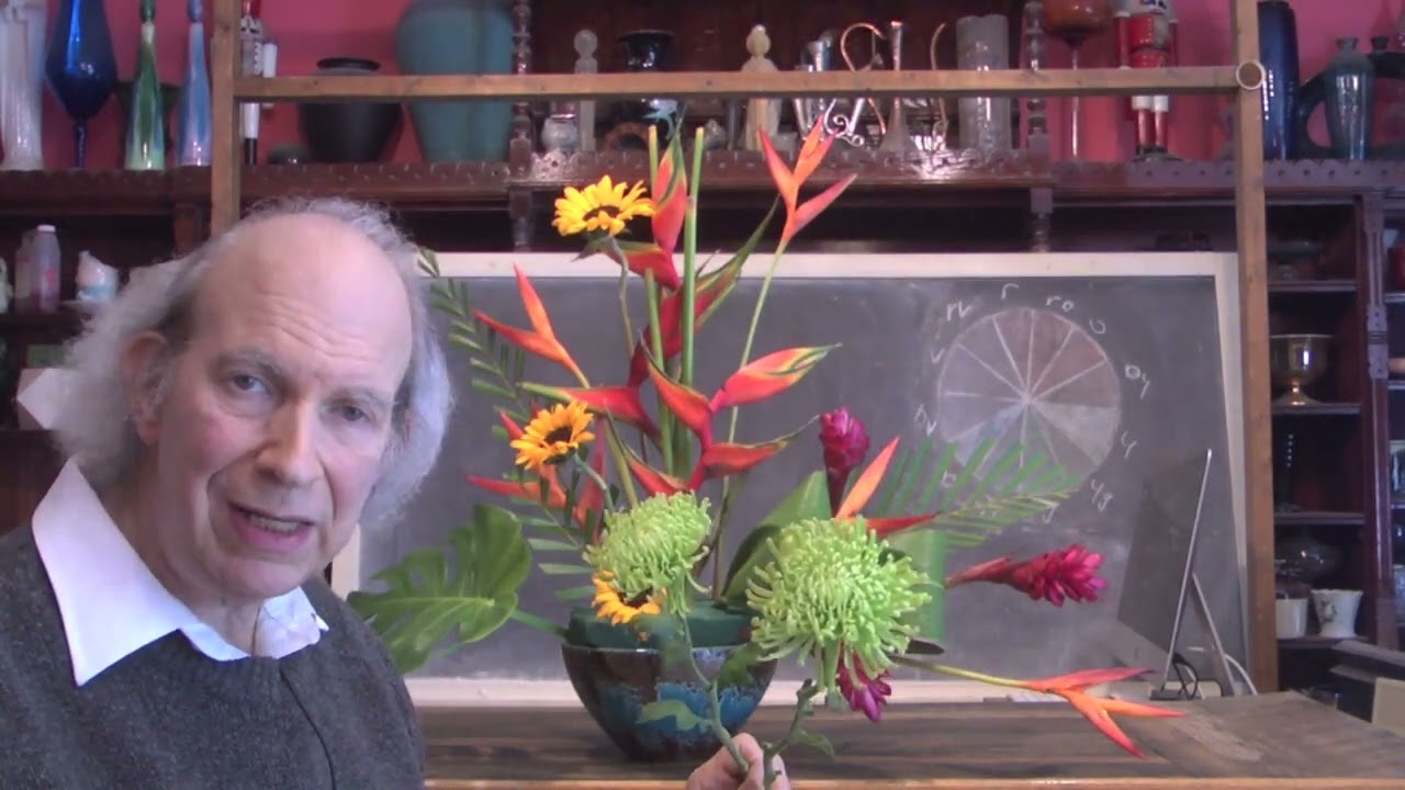 How to Make a Big Showy Floral Design  With Tropical Flowers
