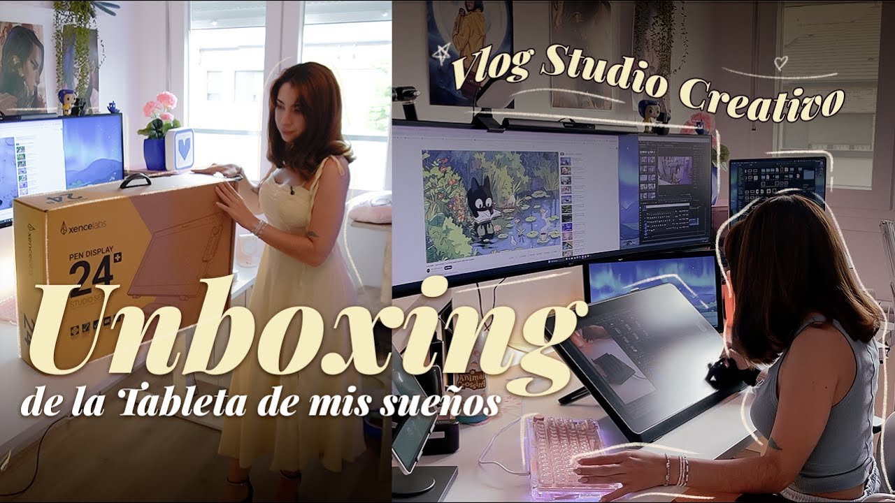 Upgrade de Mi Setup Creativo 2025: Tableta Grafica Xencelabs 24 | Retomando mi rutina productiva