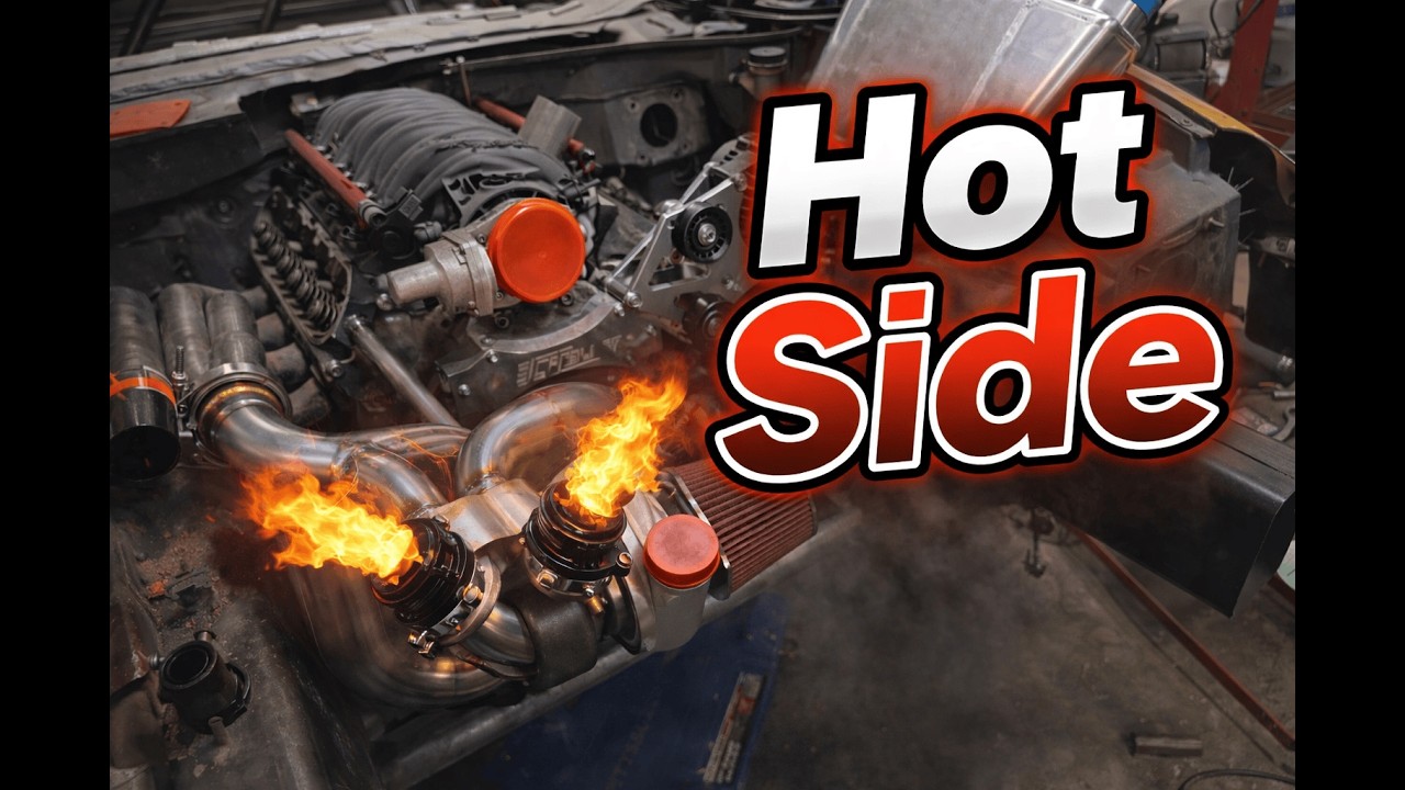 Turboed Corvette Hot side is Done!! C5 Drift build part 18