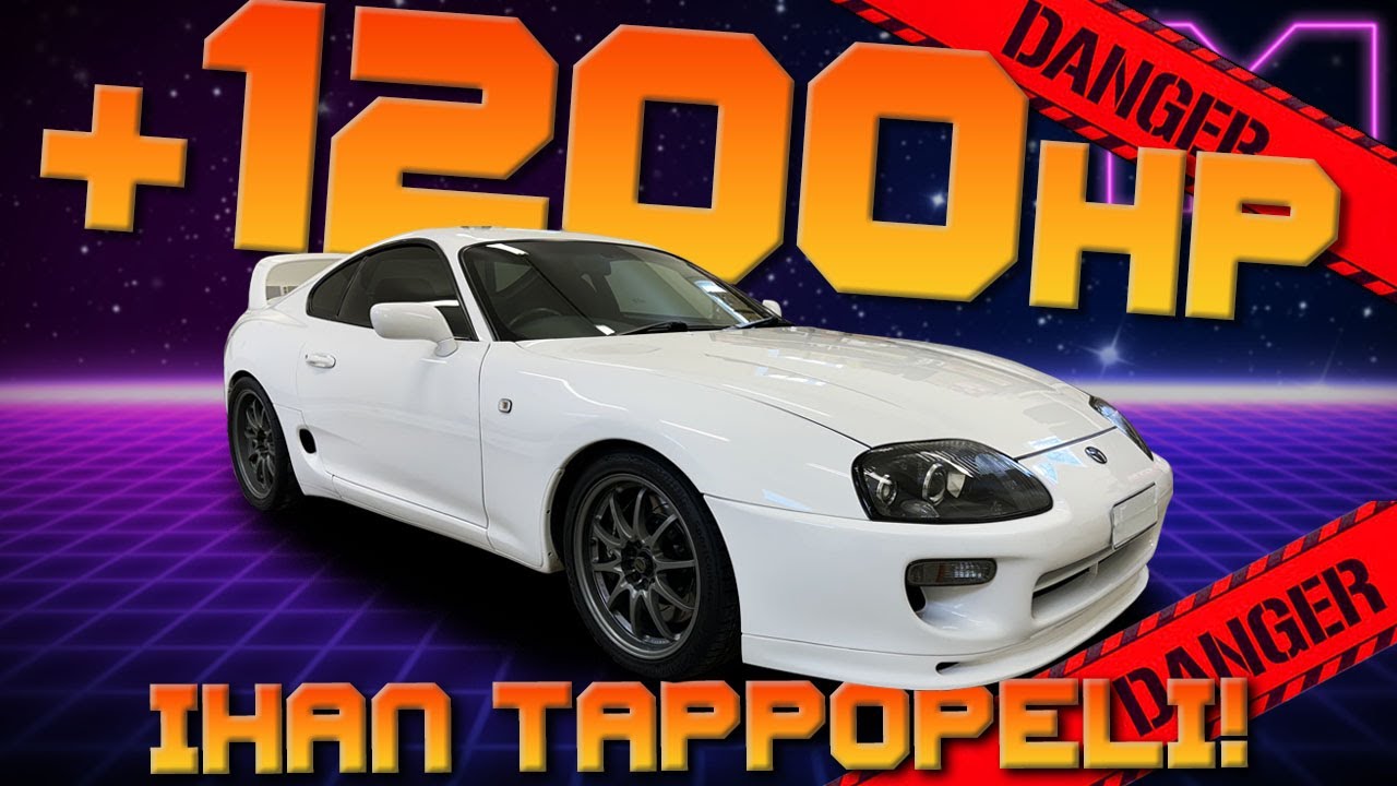 KOEAJOSSA - (VIRITETTY!) +1200hp TOYOTA SUPRA -95 (4K)