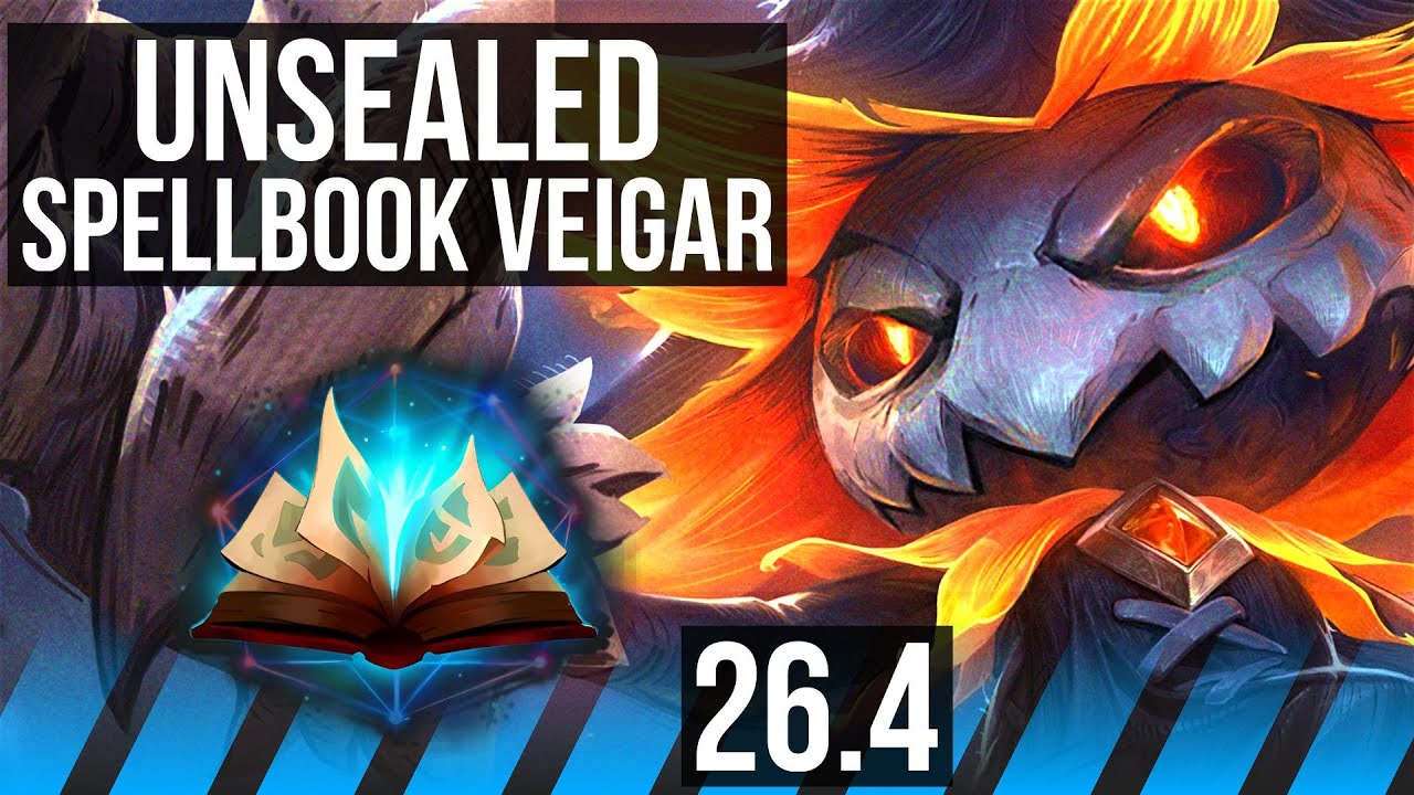 VEIGAR vs YASUO (MID) | Unsealed Spellbook | EUW Master | 26.4