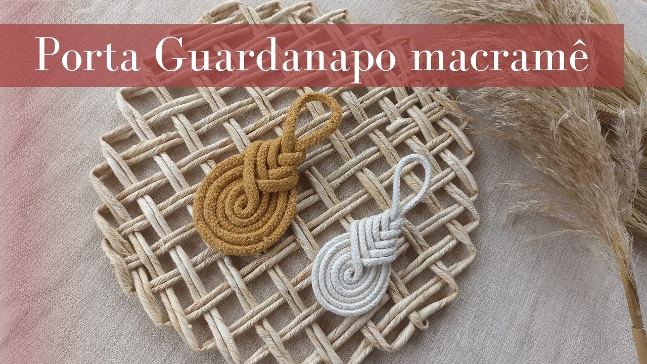 COMO FAZER PORTA GUARDANAPO DE MACRAMÊ| DIY macramê nó pipa
