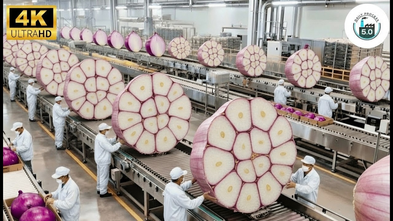 Harvesting & Processing MILLIONS of Tons of Garlic | Modern AgTech