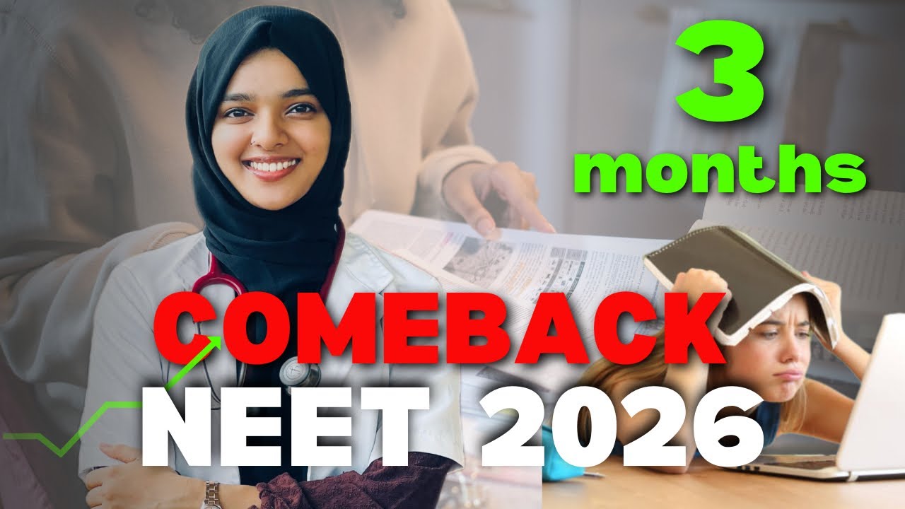 How to study in last 3 months for NEET | NEET 2026 | last month 