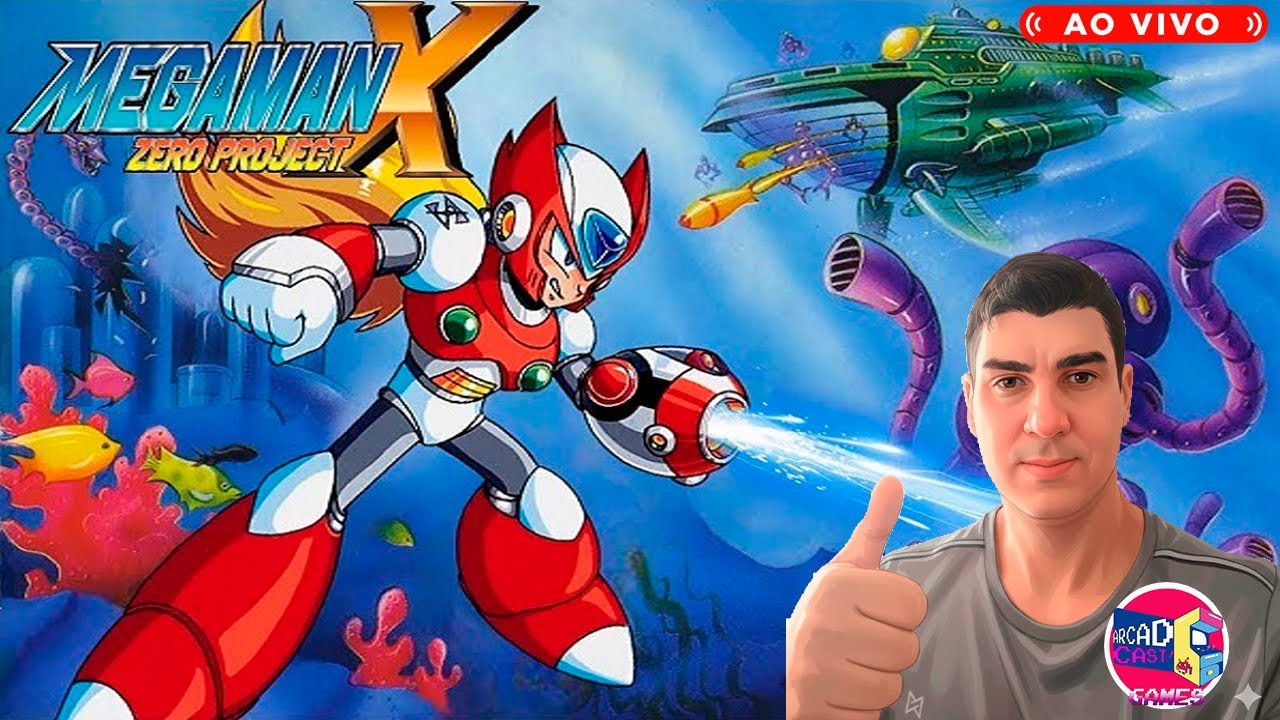 MEGA MAN X PROJECT ZERO - Esse ROM Hack NÃO PERDOA! #aovivo #snes #megamanx