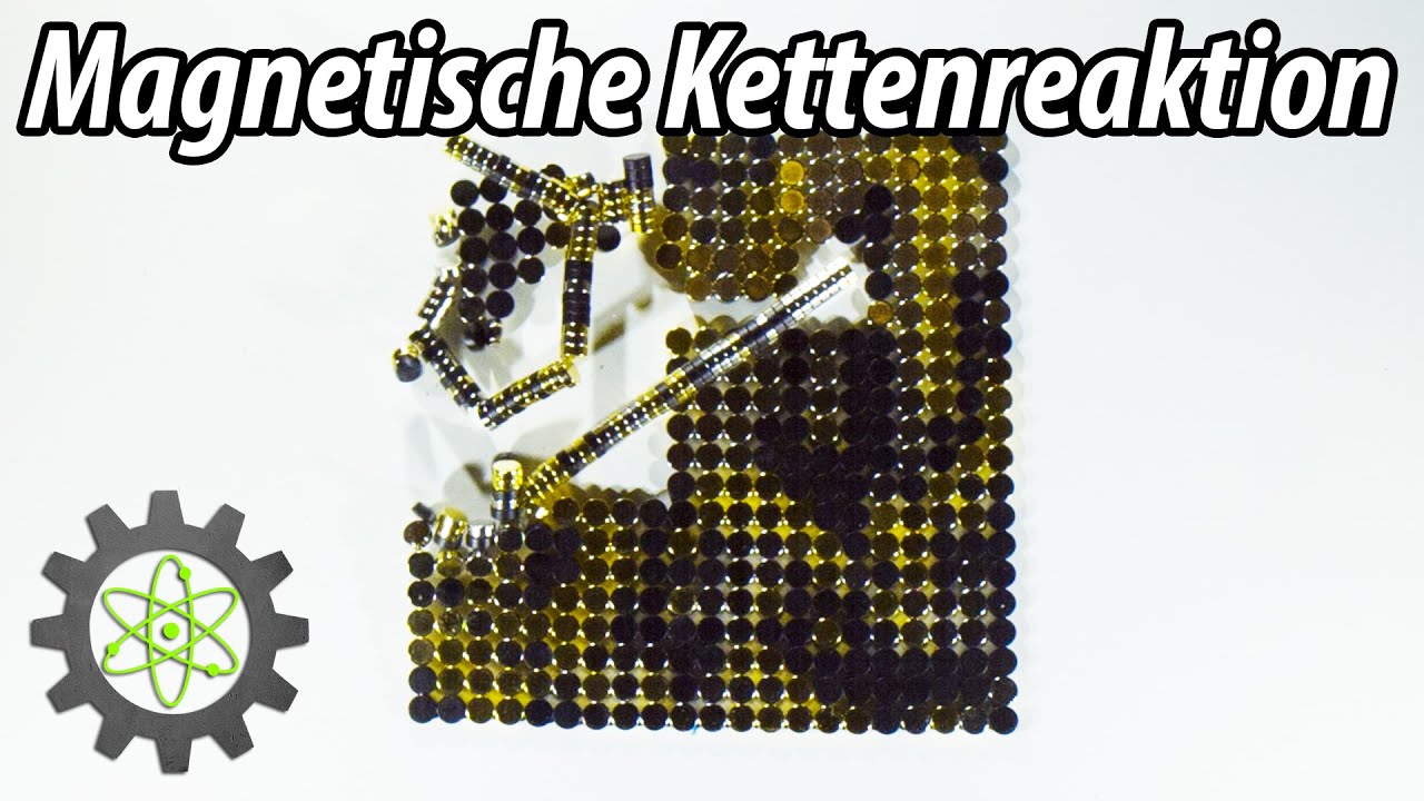 Magnetische Kettenreaktion in SlowMotion!