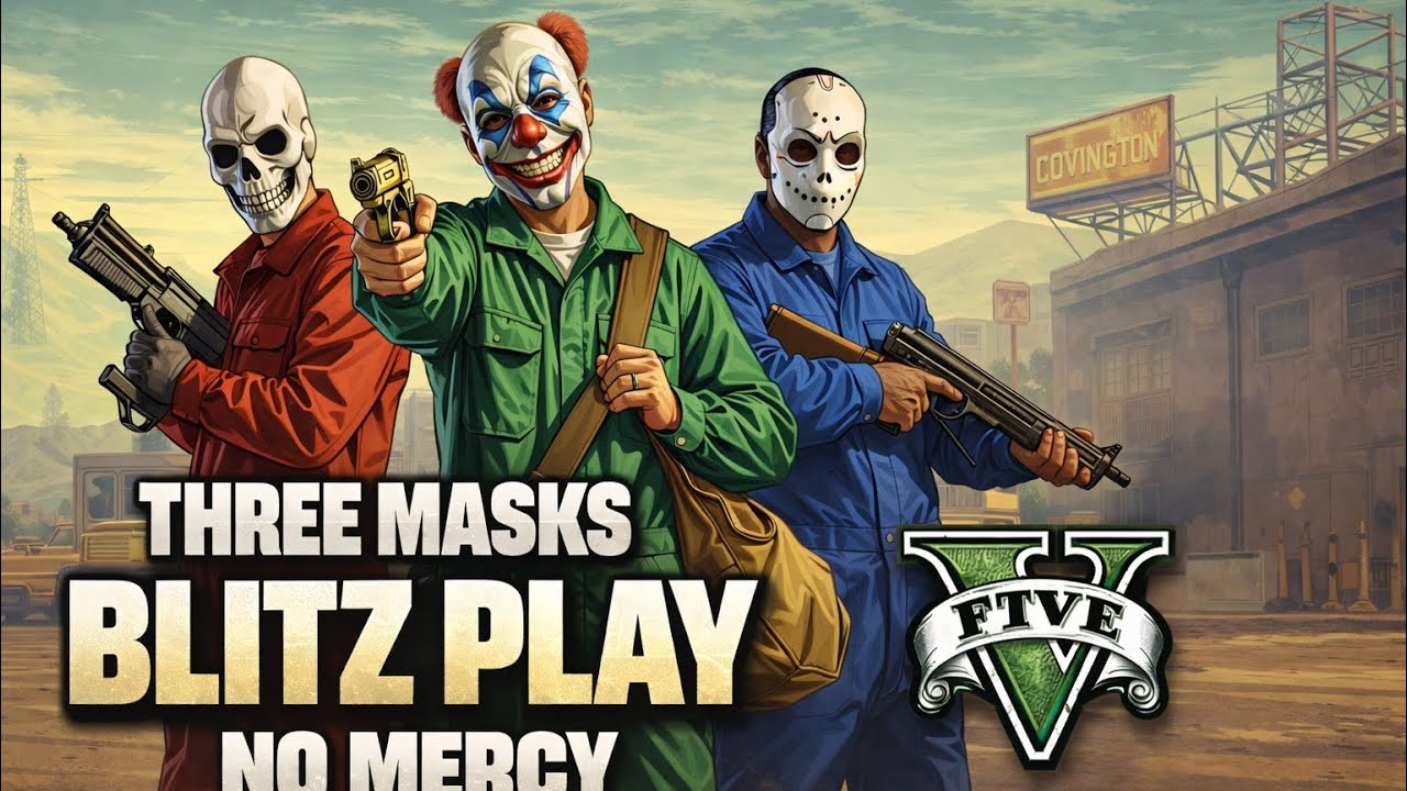 Masked Machines Take Over Los Santos 😈 | Michael, Franklin & Trevor FULL MISSION”