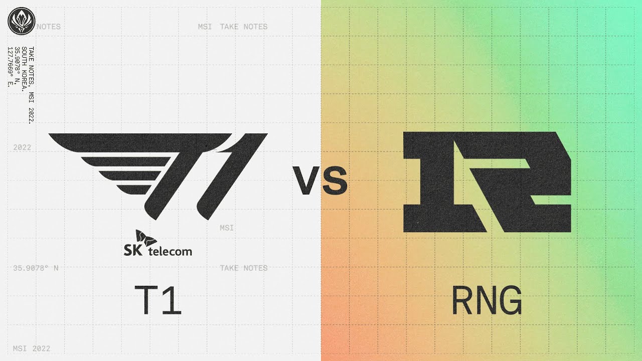 T1 vs. RNG | 2022 MSI Finals | T1 vs. Royal Never Give Up | Game 4