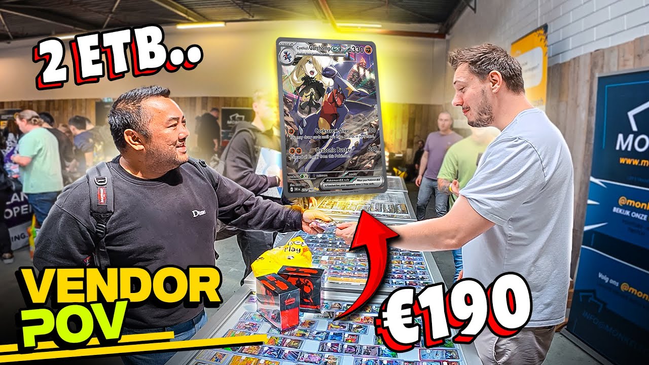 Vendor POV | Global Card Show, dag 2 | €190 GARCHOMP kaart voor ETBs?
