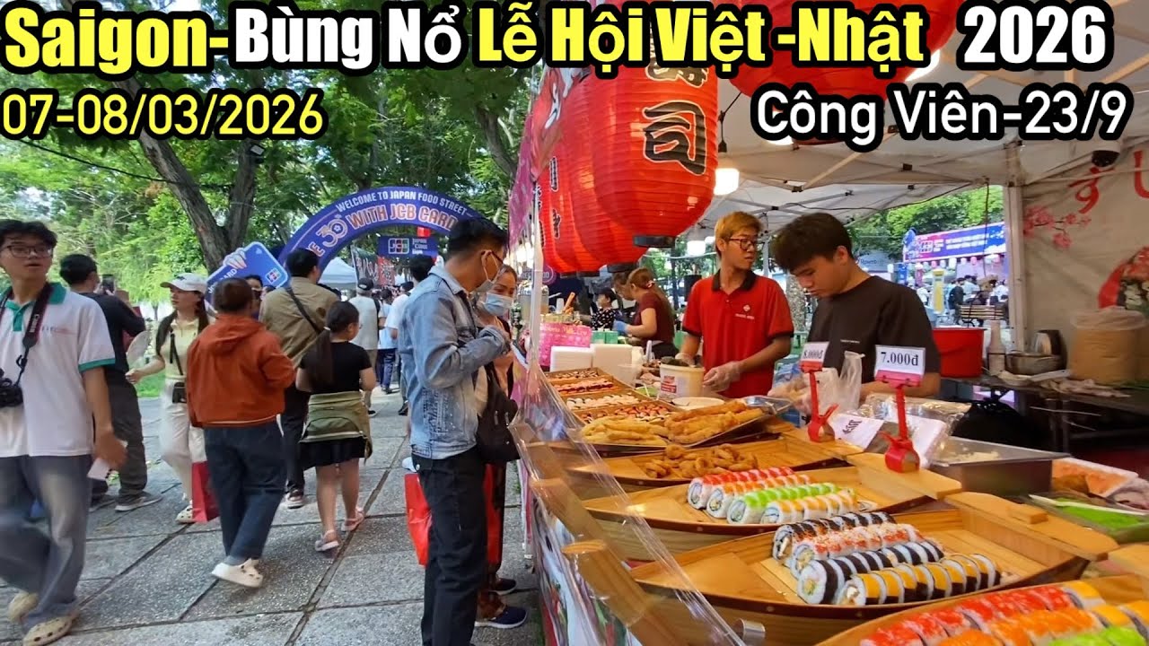 “Saigon”Bùng nổ”Lễ hội Việt-Nhật năm 2026,thưởng thức thử món Bánh xèo Nhật Bản có ngon kg?”