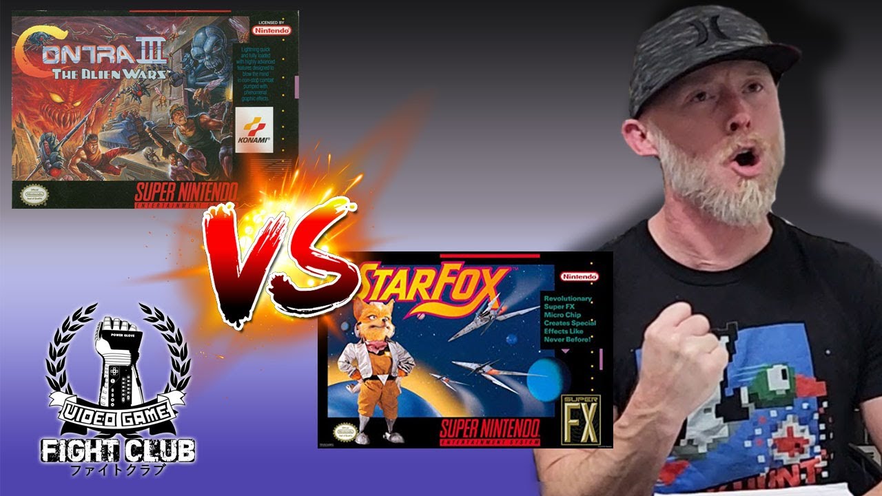 The Greatest SNES Game Ever? Star Fox VS. Contra III - Video Game Fight Club