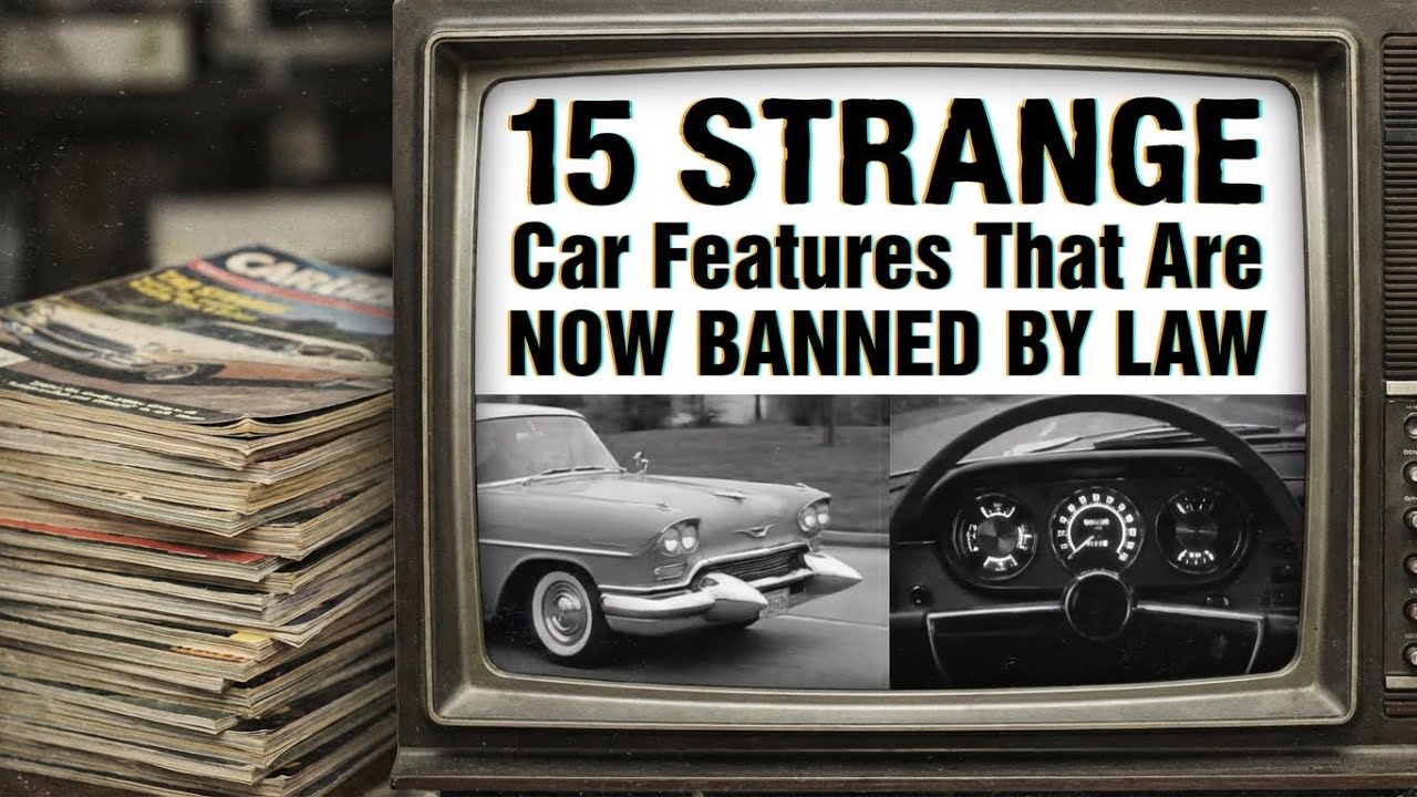 15 STRANGE Car Features That Are NOW BANNED BY LAW