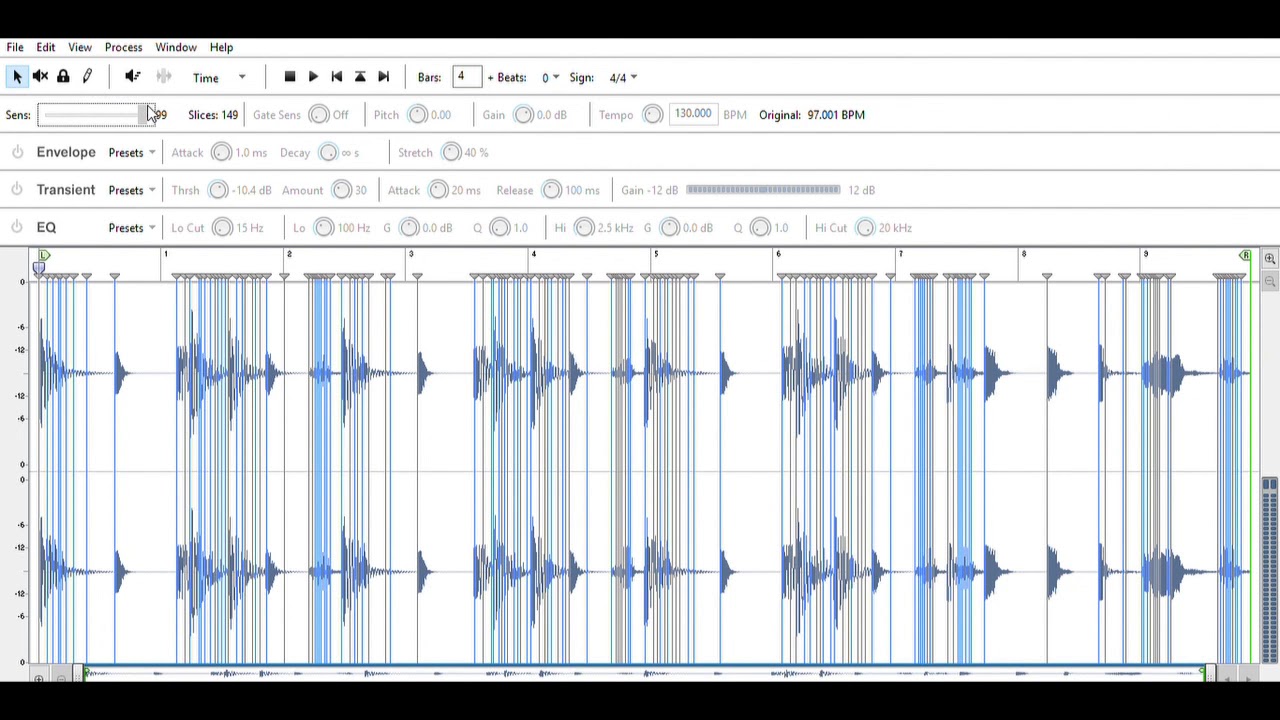 Working with WAV and REX files