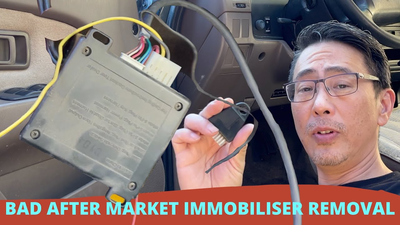 Removing Silencer Immobilizer 98 Toyota 4Runner That Was Bad It Won't Start - Failing Immobiliser