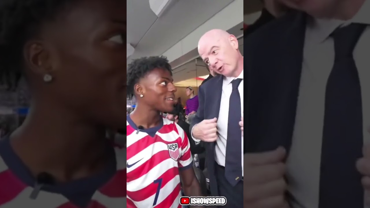 IShowSpeed BECOMES FIFA PRESIDENT REPLACES FIFA PRESIDENT GIANNI INFANTINO at the World Cup 2026